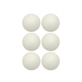 Kit 6 Bolinhas Ping Pong Tênis de Mesa Horizonte - Branco