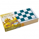 Jogo de Xadrez Escolar - Xalingo - Branco/Verde