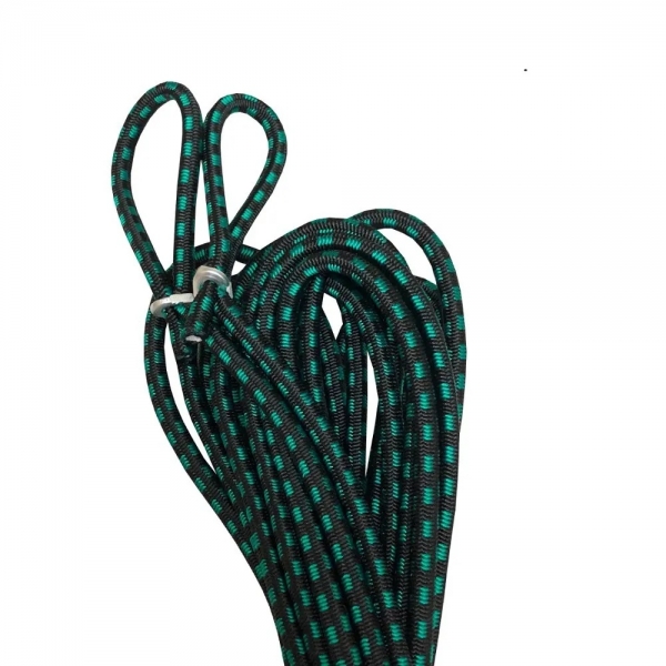 Corda Elástica 10 Metros - Preto/Verde