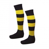 Meião Profissional Listrado - Kanxa - Preto/Amarelo