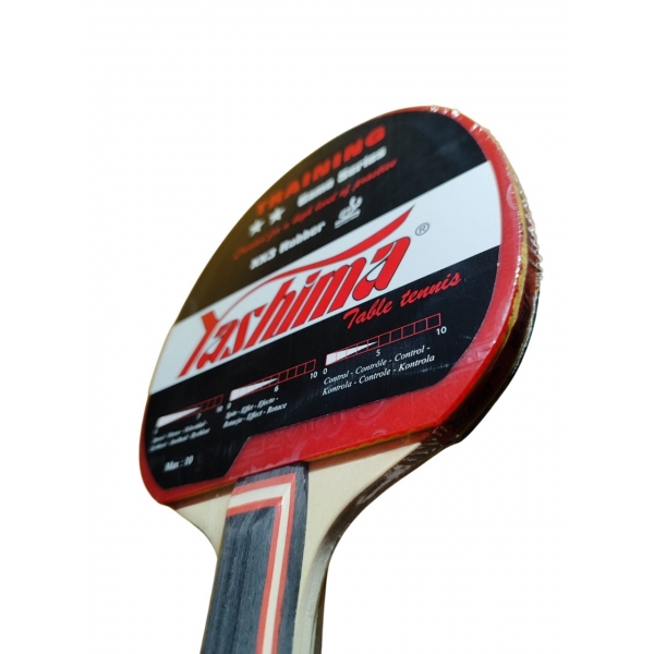 Raquete Tênis de Mesa Yashima XX3 Training 2 Estrelas - Preto