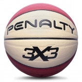 BOLA DE BASQUETE PENALTY 3X3 PRO - Vermelho/Branco