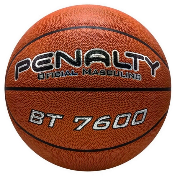 Bola Basquete Penalty Oficial Masculino BT7600 - Laranja/Preto