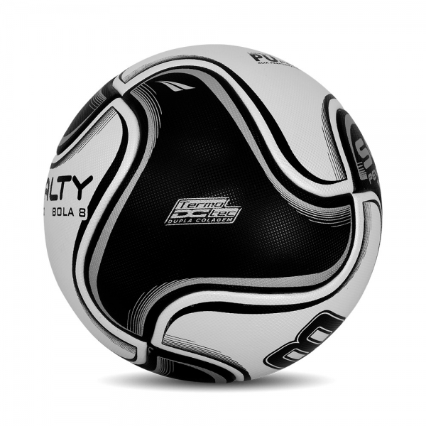 Bola Society Penalty 8 Pro XXIV - Branco/Preto