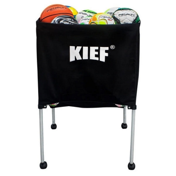 Carrinho para Transporte de Bolas Kief - Preto/Cinza