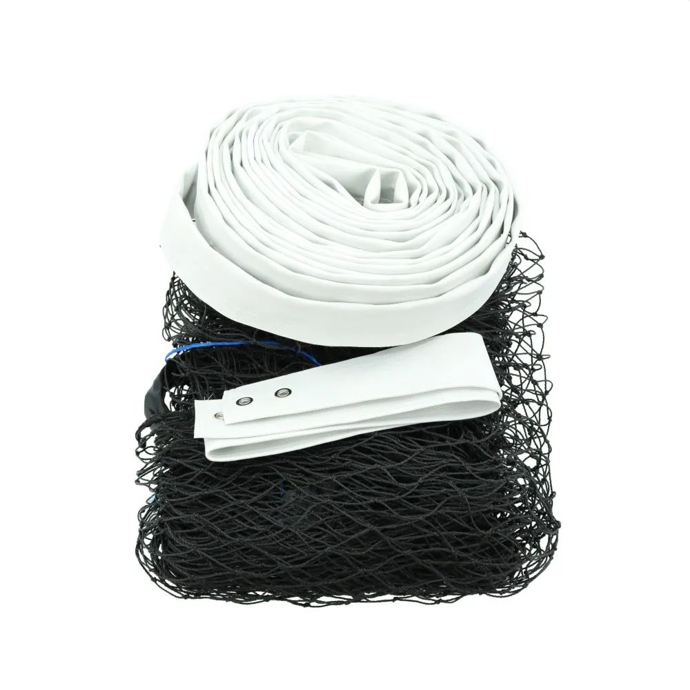 Rede de Tênis Oficial Fio 2,0 PE Nylon Saque Duplo 1 Faixa - Spitter - Preto