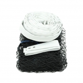 Rede de Tênis Oficial Fio 2,0 PE Nylon Saque Duplo 1 Faixa - Spitter - Preto