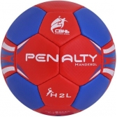 Bola de Handebol H2L Feminina Com Costura - Penalty - Vermelho/Azul