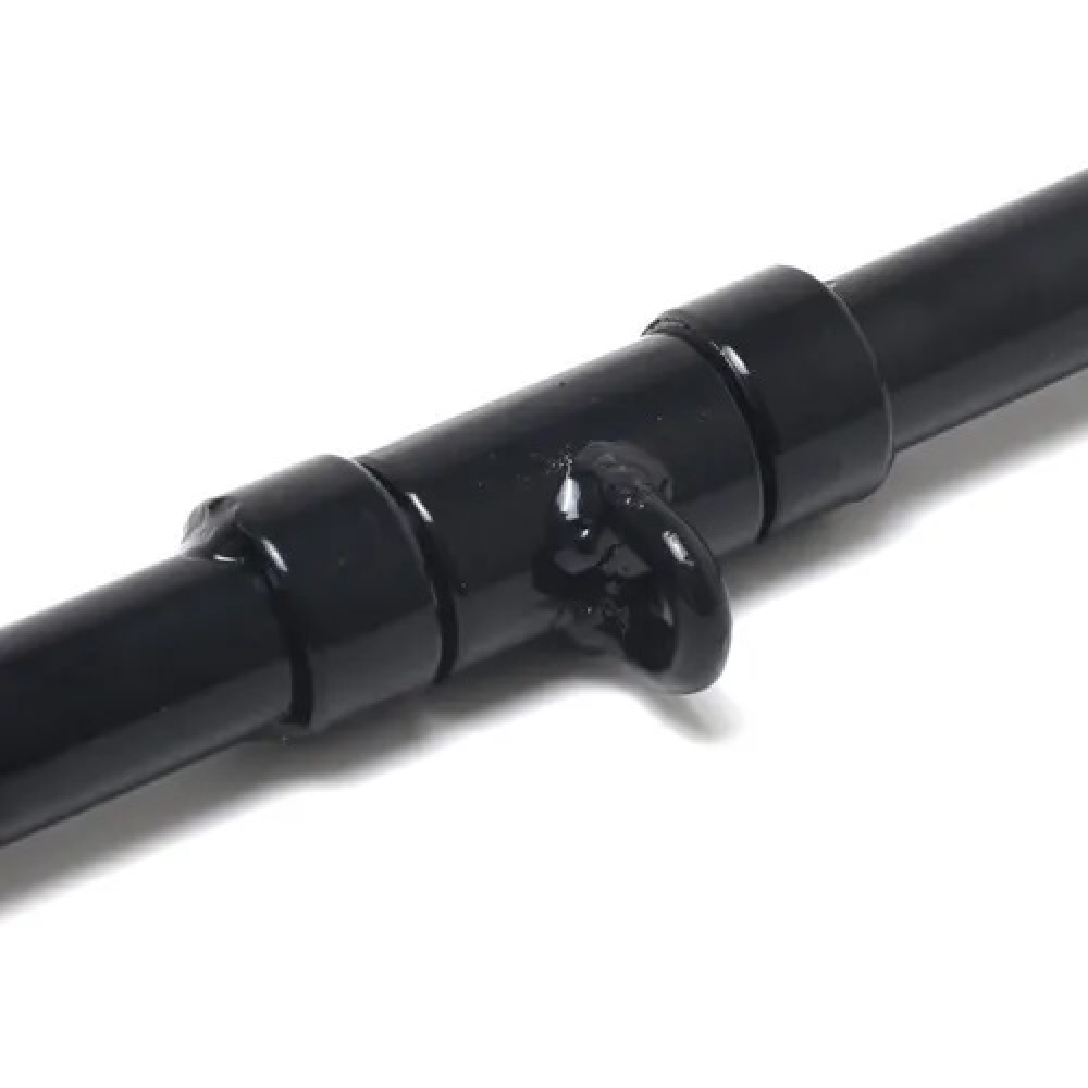 Puxador Neutro 70cm Com Giro Central Fitness Academia Costas - Preto