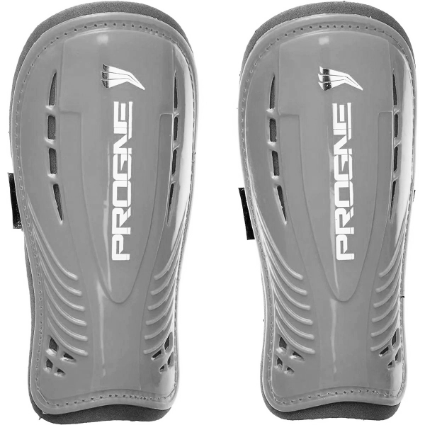 Caneleira de Futebol Pegasus - Progne Sports - cinza/prata