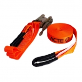 Slackline 10 Metros com Catraca T123 Laranja Acte Sports - Laranja