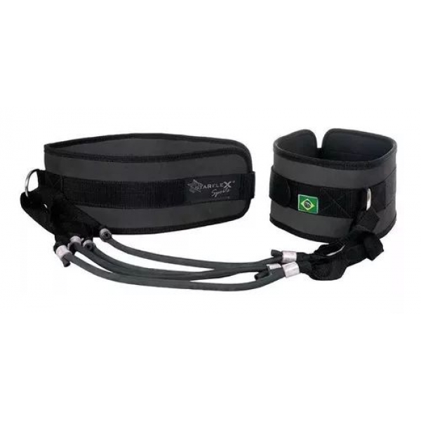 Cinto de Tração Duplo - Starflex - Preto