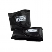 Par de Tornozeleira Caneleira De Peso 5 Kg - Punch - Preto/Branco