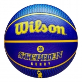 Bola Basquete Wilson NBA Player Series Stephen Curry / Golden State Warriors - Azul/Amarelo