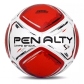 Bola Futebol De Campo Penalty S11 R1 XXIV Termotec Oficial - Branco/Vermelho