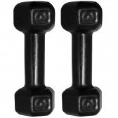 Par de Halteres Sextavado Preto 3KG - Preto