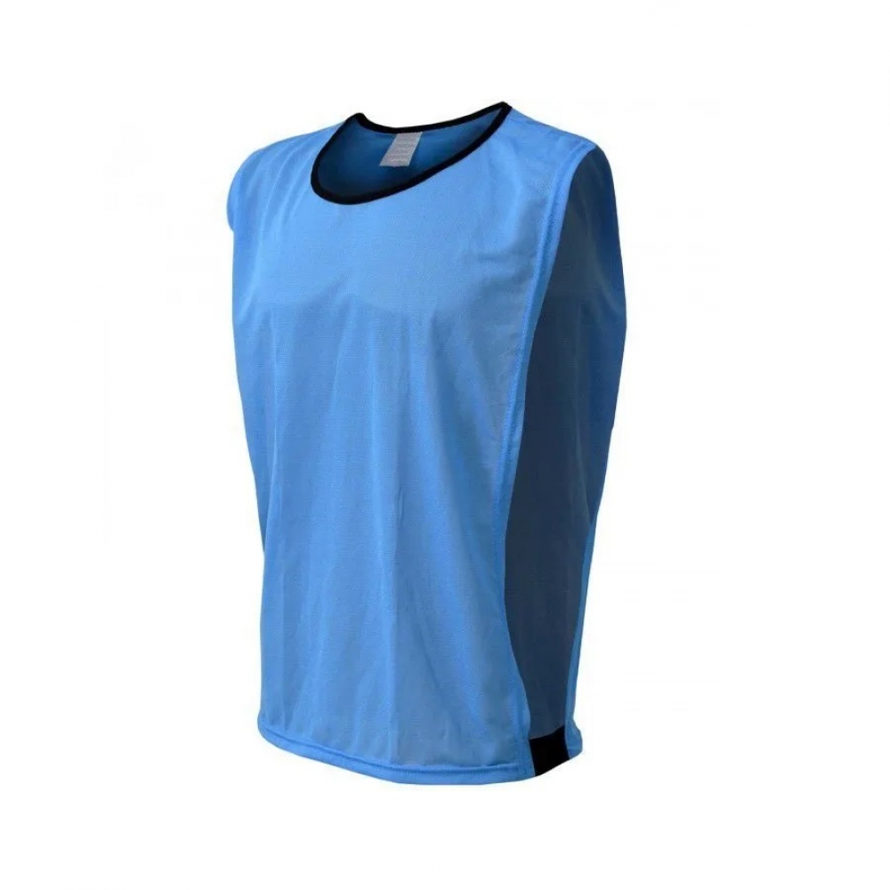 Colete de Treino Adulto TRB para Futebol - Azul Claro/Preto
