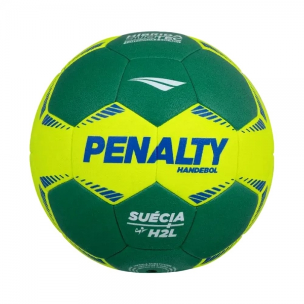 Bola Handebol Penalty Feminino Suécia H2L Ultra Grip Hibrida XXV - Amarelo/Verde