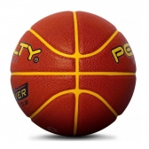 Bola Basquete Penalty Masculino 7.8 Crossover X - Marrom/Amarelo