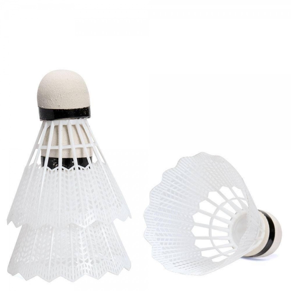 Tubo de Peteca Badminton Hyper com 3 Unidades em Nylon PSC-103 - Branco