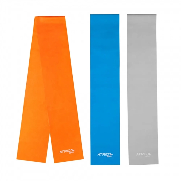 Kit 3 Faixas Elásticas TPE ES399 - Atrio - azul/laranja