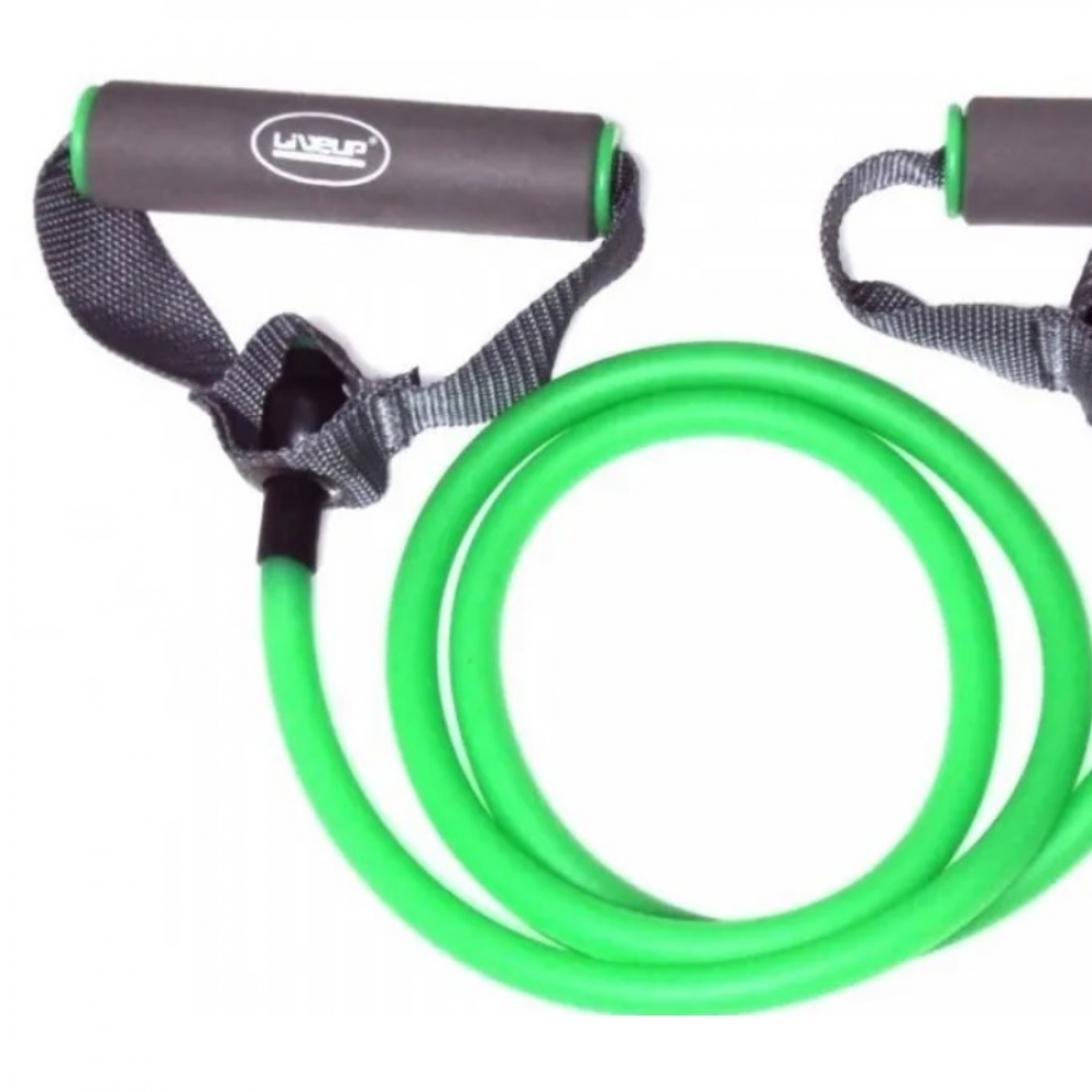 Extensor Elástico 1 Via - Tensão Média - Verde/Branco