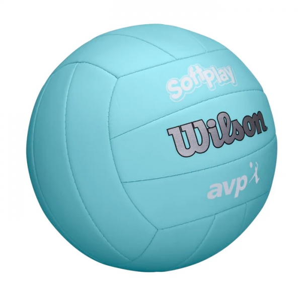 Bola de Vôlei Wilson AVP Soft Play Azul - azul/cinza