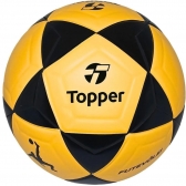 Bola de Futevôlei Topper R1 Oficial - Amarelo e Preto - Amarelo/Preto