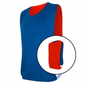 Kit com 6 Coletes Dupla Face Vermelho e Azul - Kanga Sport - Vermelho/Azul