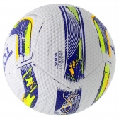 Bola Futsal Topper Samba TD1 Br Az Am - Branco/Azul