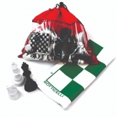 Conjunto Oficial para Jogo de Xadrez Escolar Botticelli - Verde/Branco
