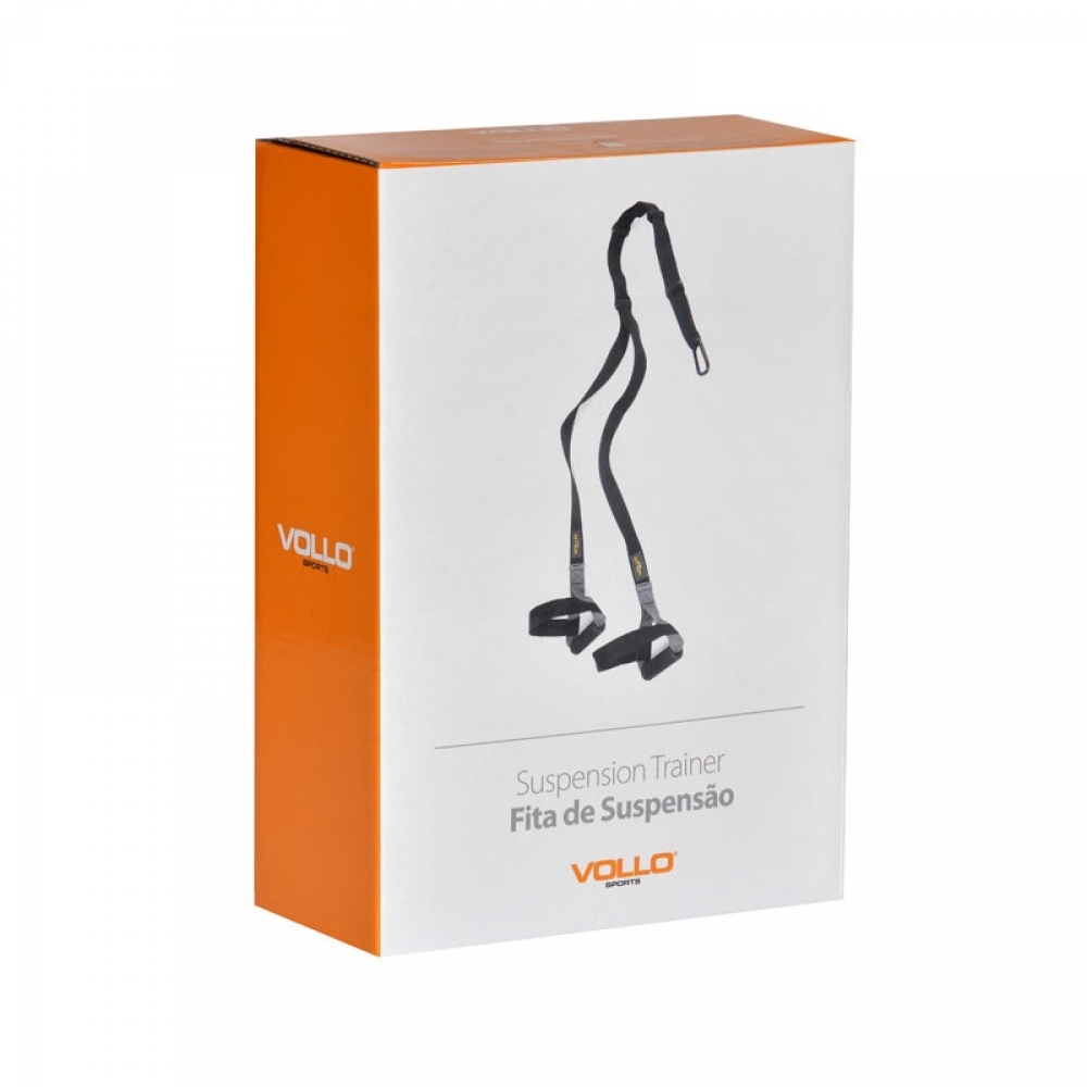 Fita de Treino de Suspensão - Vollo - Preto
