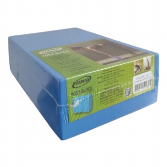 Bloco De Yoga e Pilates EvaMax Azul