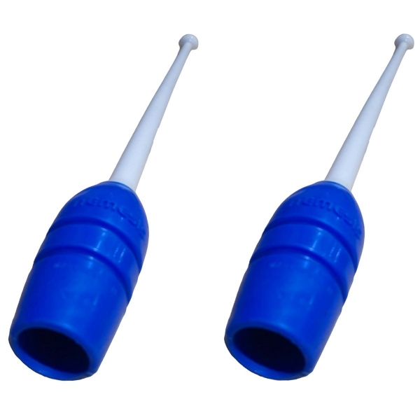 Par de Maça Ginástica Rítmica Conectável Infantil/Juvenil 40cm - Tuimader - Azul