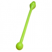 Par de Maça Ginástica Rítmica Oficial Adulto 45 cm - Amarelo