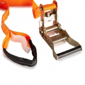 Slackline 10 Metros com Catraca T123 Laranja Acte Sports - Laranja