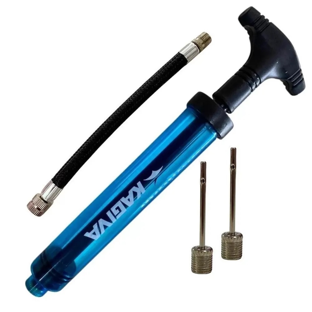 Bomba de Inflar Dupla Ação Kagiva Azul - Azul