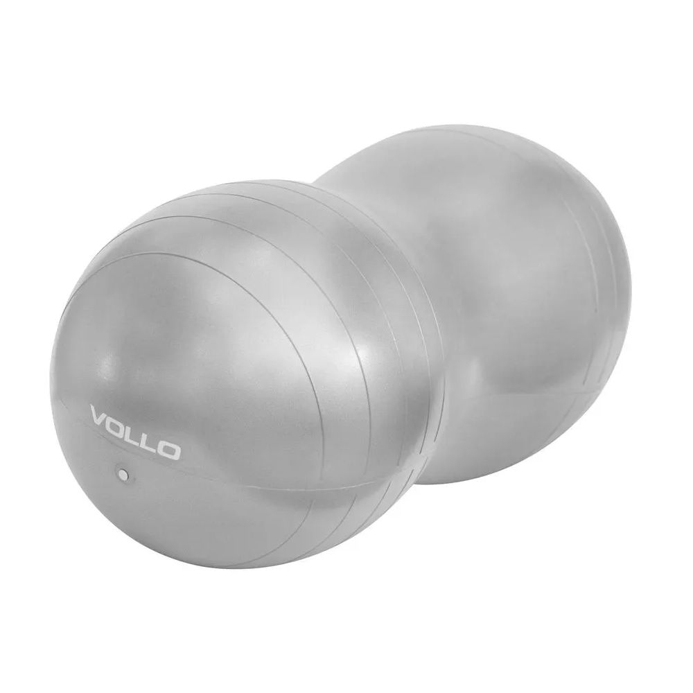 Bola Feijão para Ginástica Peanut Ball 45CM VOLLO - Cinza