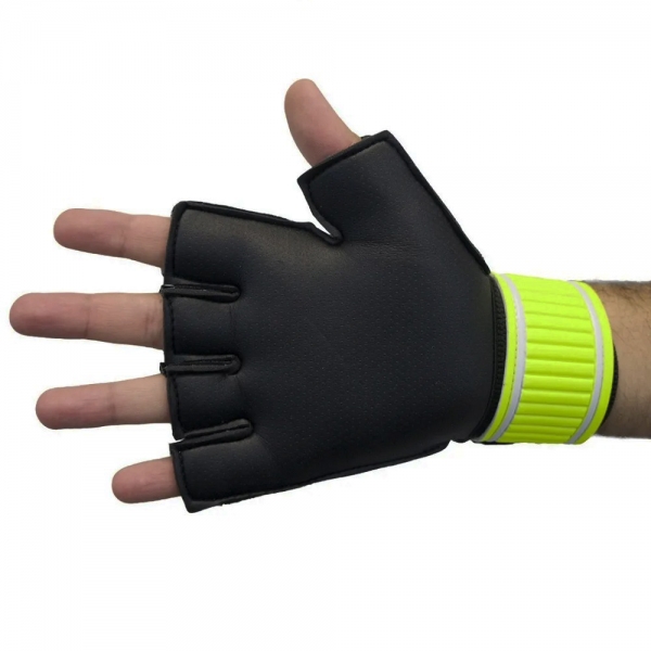 Luva Progne de Goleiro Futsal Amarelo/Roxo - Amarelo/Roxo