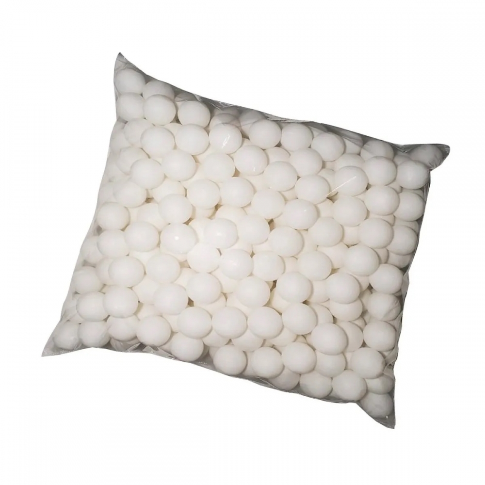 Pacote de Bola de Tênis de Mesa AF Brinq com 100 Unidades - Branco