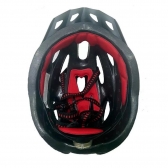 Capacete Ciclismo Mtb Com Led Sinalizador Preto/Branco - Element - Preto/Branco