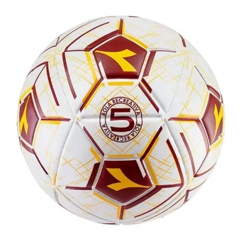 Bola de Society Diadora Coloring Park Branco e Laranja