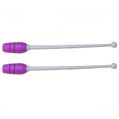 Par de Maça Ginástica Rítmica Conectável Adulto 45cm - Tuimader - Roxo