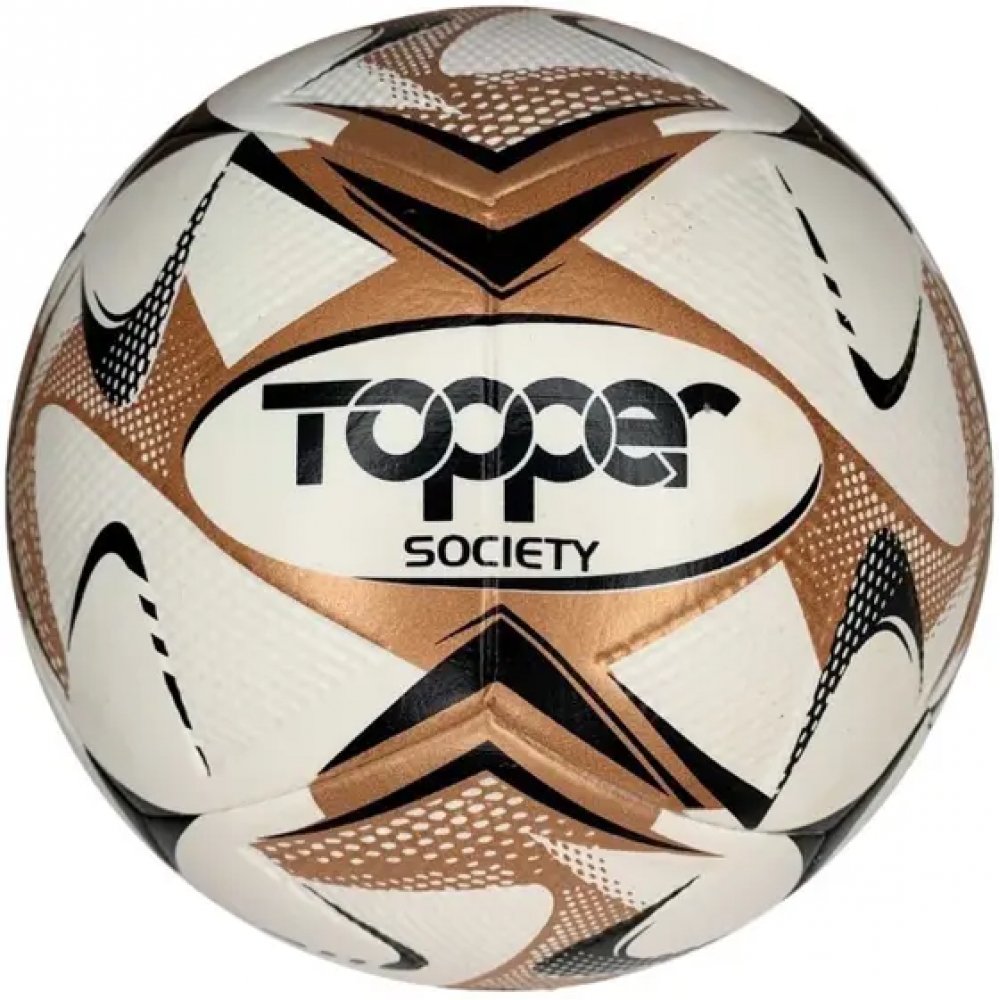 Bola Society Topper Slick Colorful - Amarelo