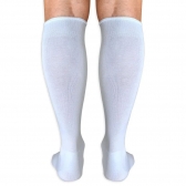 Meião de Futebol Kit Com 6 Pares - Severa - Branco