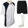 Jogo de Uniforme Completo TRB 20+1 Branco/Preto - Branco/Preto