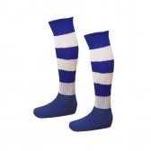 Meião Profissional Listrado - Kanxa - Azul/Branco