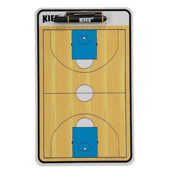 Prancheta Tática Dupla Face de Basquete Kief - Branco