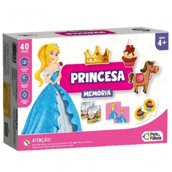 Jogo da Memória Princesa - Pais & Filhos