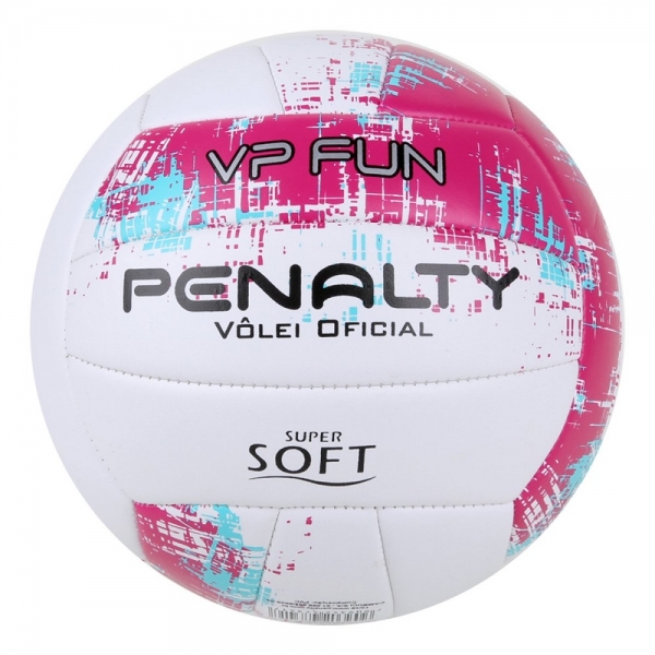 Bola Vôlei Penalty VP Fun XXI - Branco/Rosa
